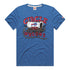 Homage Buffalo Bills Circle the Wagons T-Shirt In Blue - Front View
