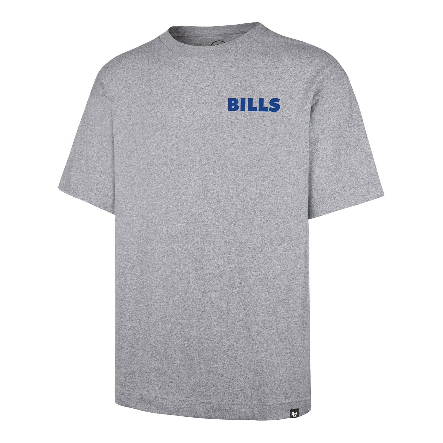 Buffalo Bills Farewell Season History Lock T-Shirt In Grey - Front View