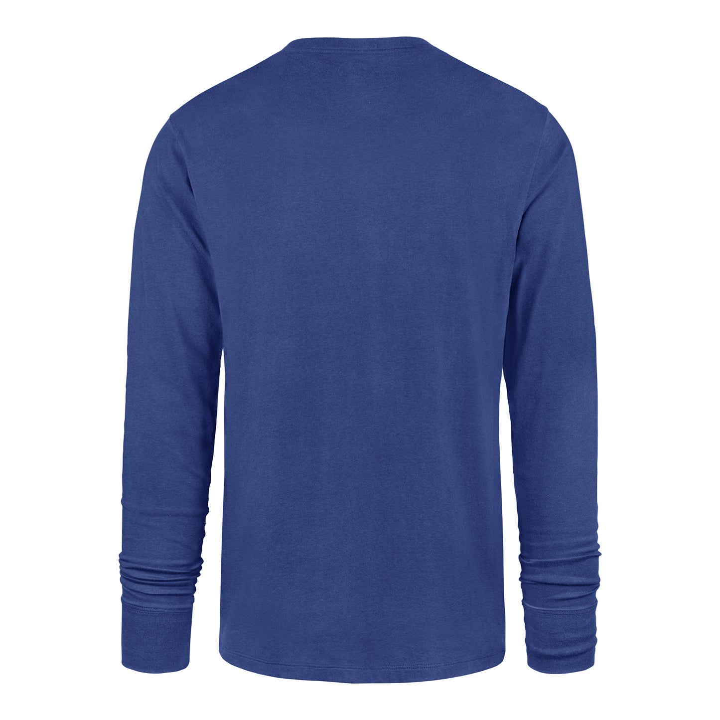 Buffalo Bills Long Sleeve Franklin Gradient T-Shirt In Blue - Back View