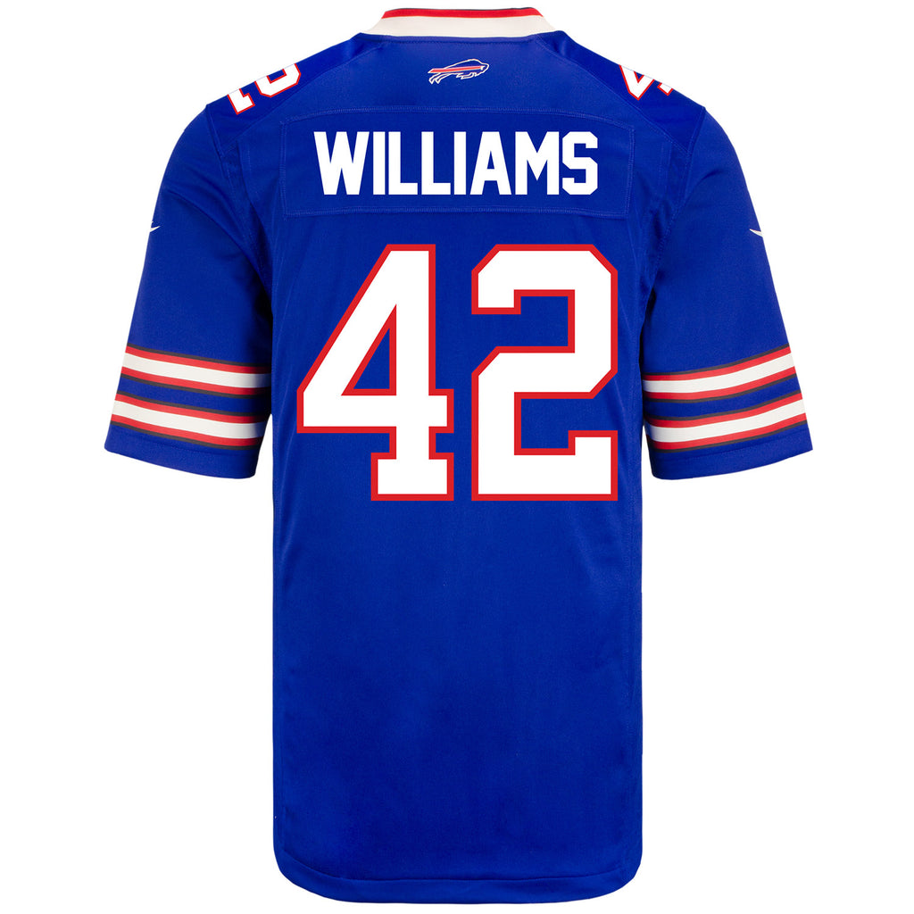 Women's Nike Dorian Williams Royal Buffalo Bills Home Game Jersey Size: Large