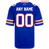 Youth Nike Game Home Personalized Jersey In Blue - Back View