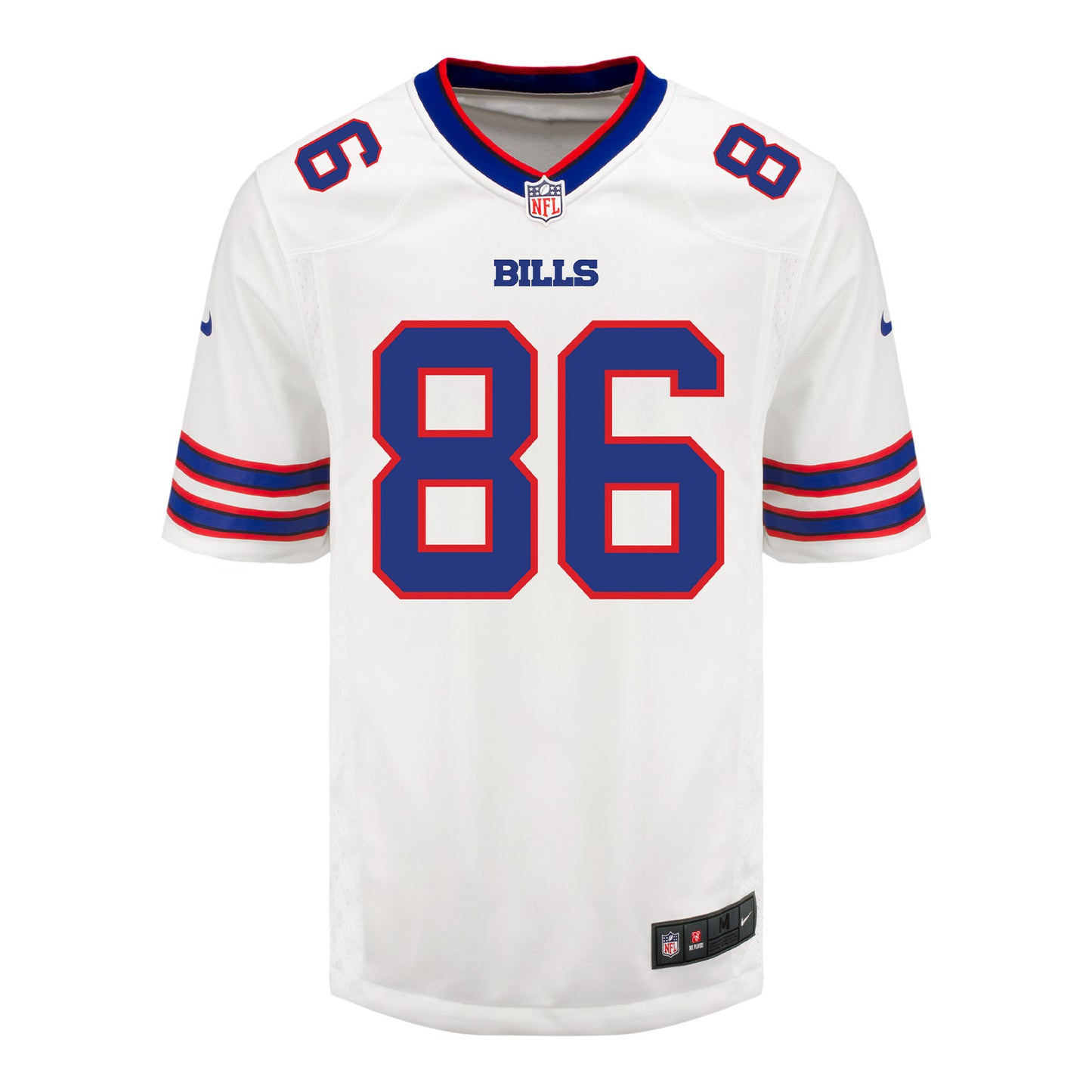 Nike Game Away Dalton Kincaid Jersey In White - Front View