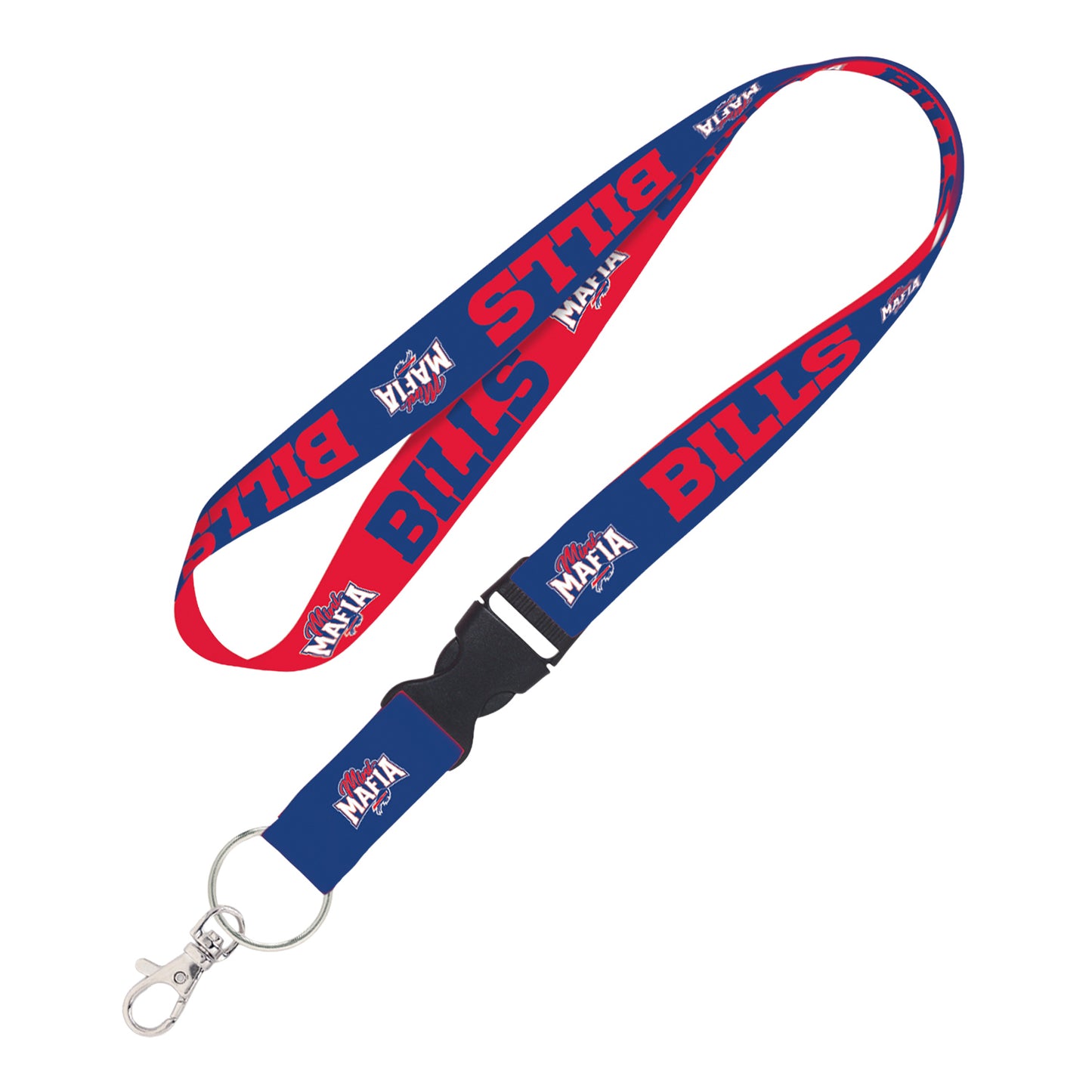 Buffalo Bills Mini Mafia Two Sided Lanyard In Multi-Color - Front View