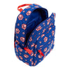 Bills Vera Bradley Small Backpack In Blue & Red - Top View With Backpack Opened