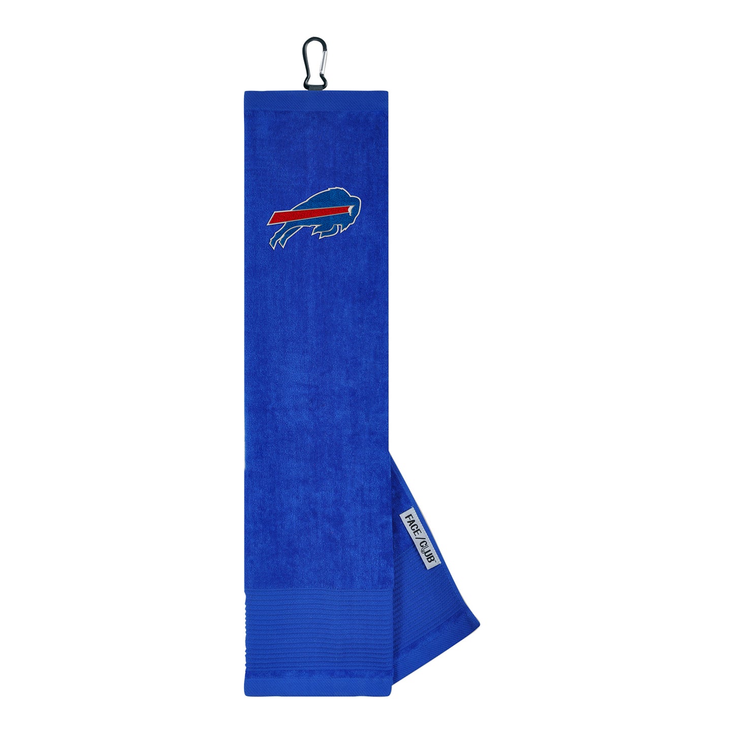 Buffalo Bills Primary Logo Golf Towel In Blue - Front View