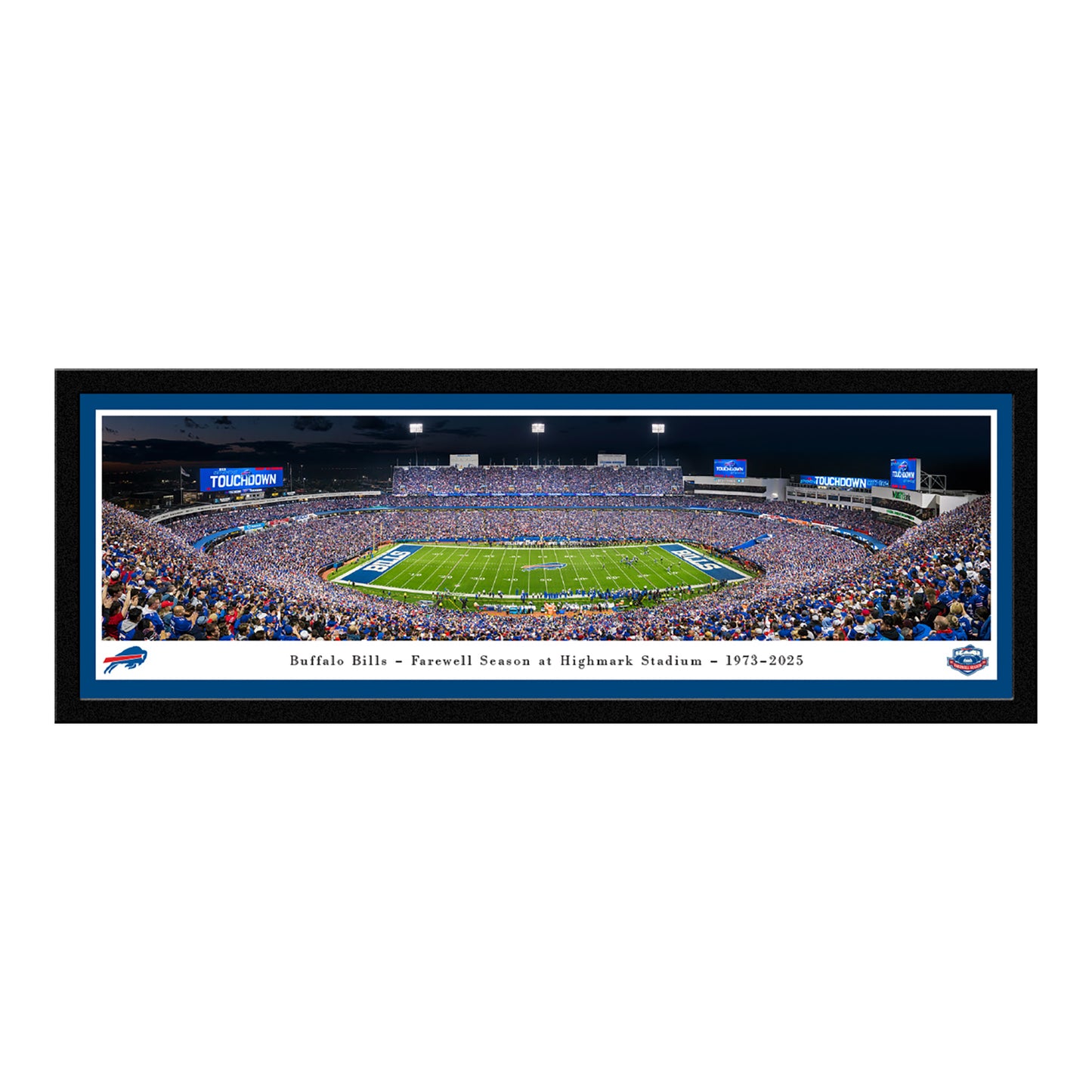 Buffalo Bills Farewell Season at Highmark Stadium Panorama - Select Frame - Front View