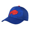 Youth Bills Mono Logo Hat In Blue - Front Left View