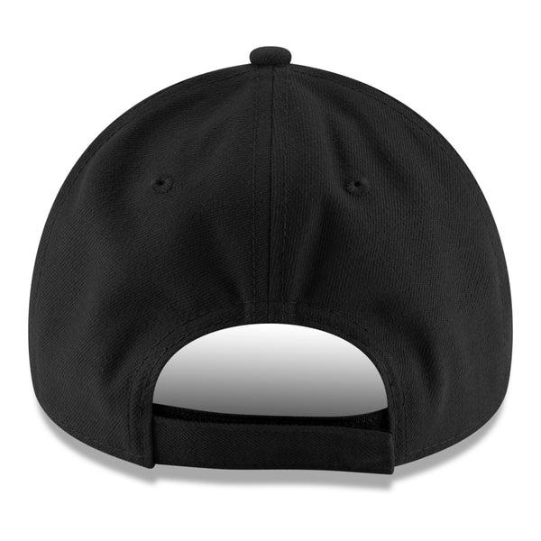 Youth New Era Bills Retro Logo Hat In Black - Back View
