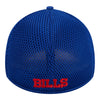 Youth Bills Shadow Flex Hat In Blue - Back View