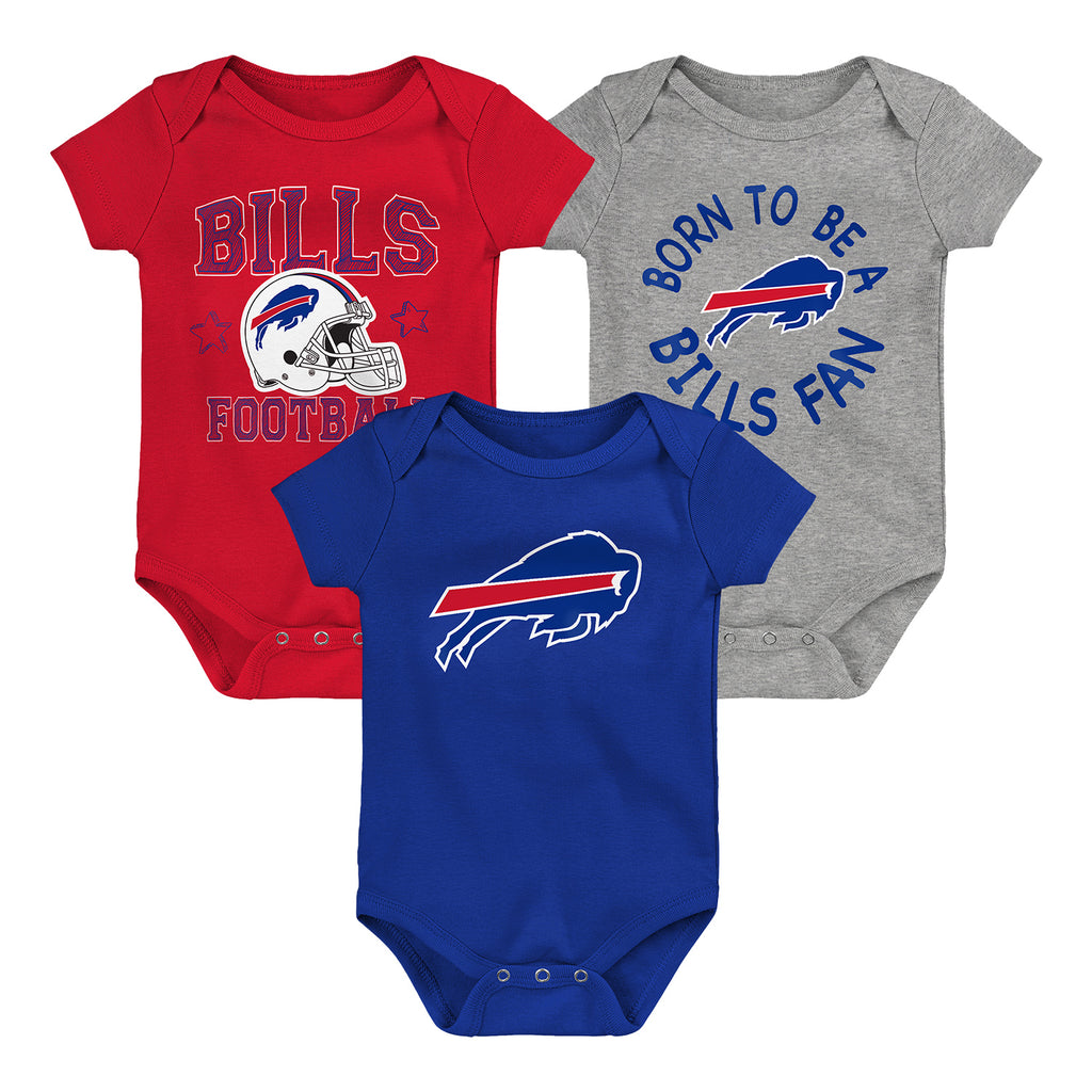 Infant Born to Be Bills Onesie 3 Pack