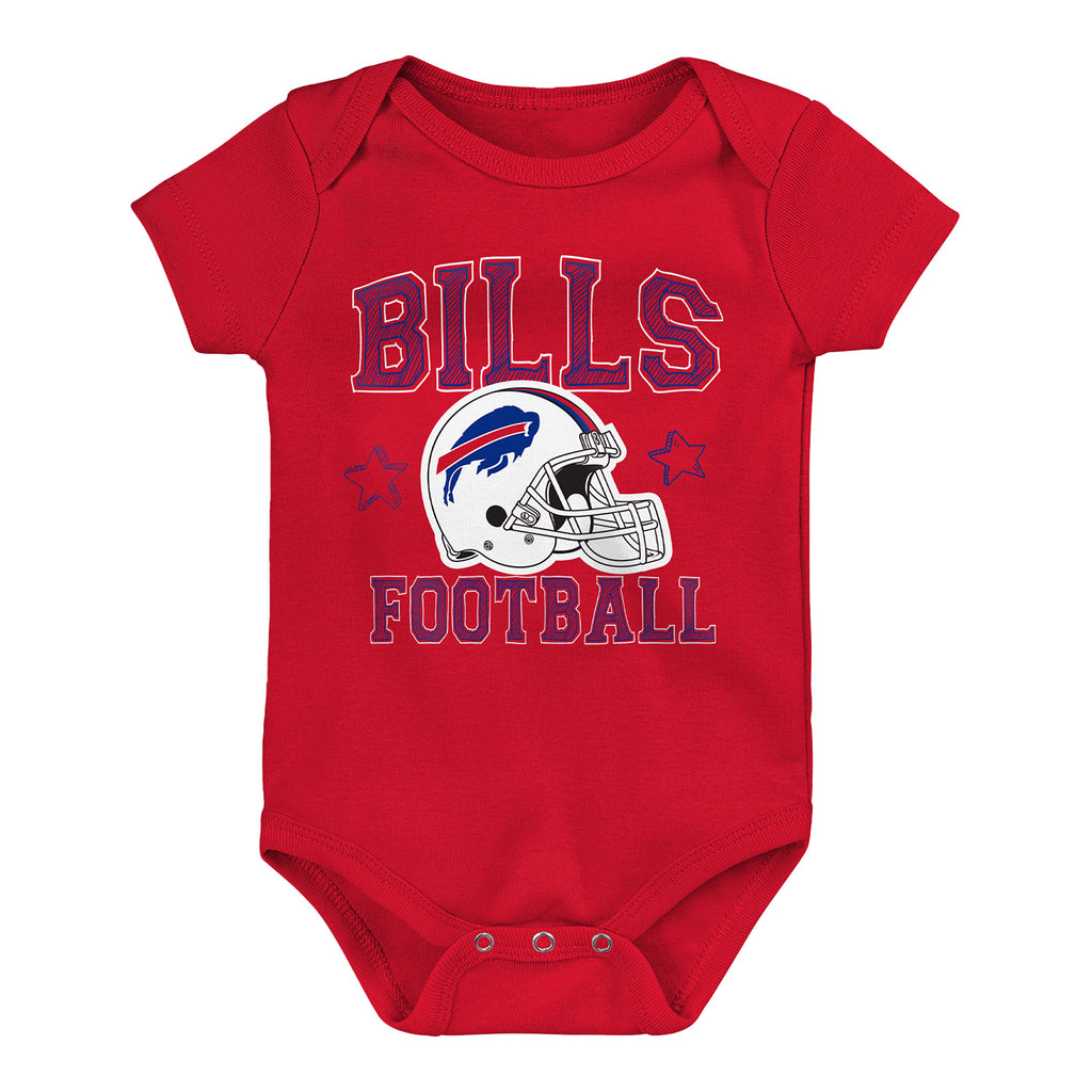 Infant Born to Be Buffalo Bills Onesie 3-Pack