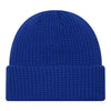 Toddler New Era Bills Prime Waffle Knit Hat In Blue - Back View