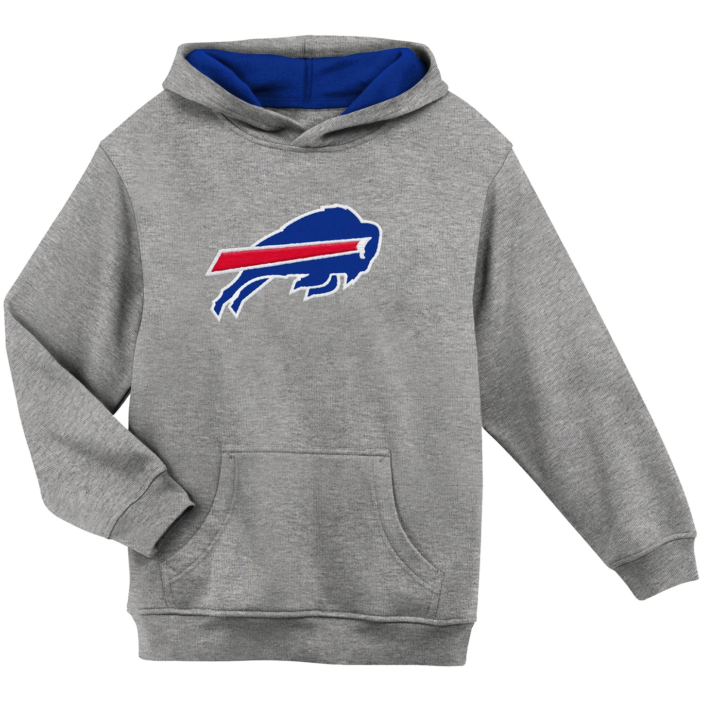 Juvenile Buffalo Bills Primary Pull Over In Grey - Front View