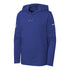 Youth Long Sleeve Dri-Fit Hooded T-Shirt In Blue - Front View