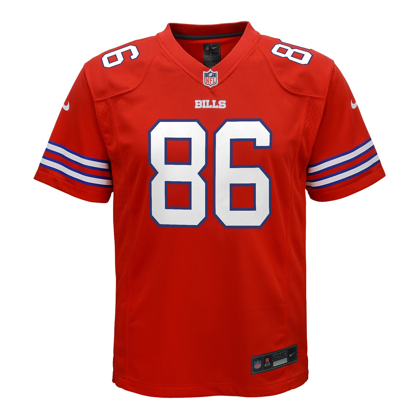 Youth Nike Alternate Dalton Kincaid Jersey In Red - Front View