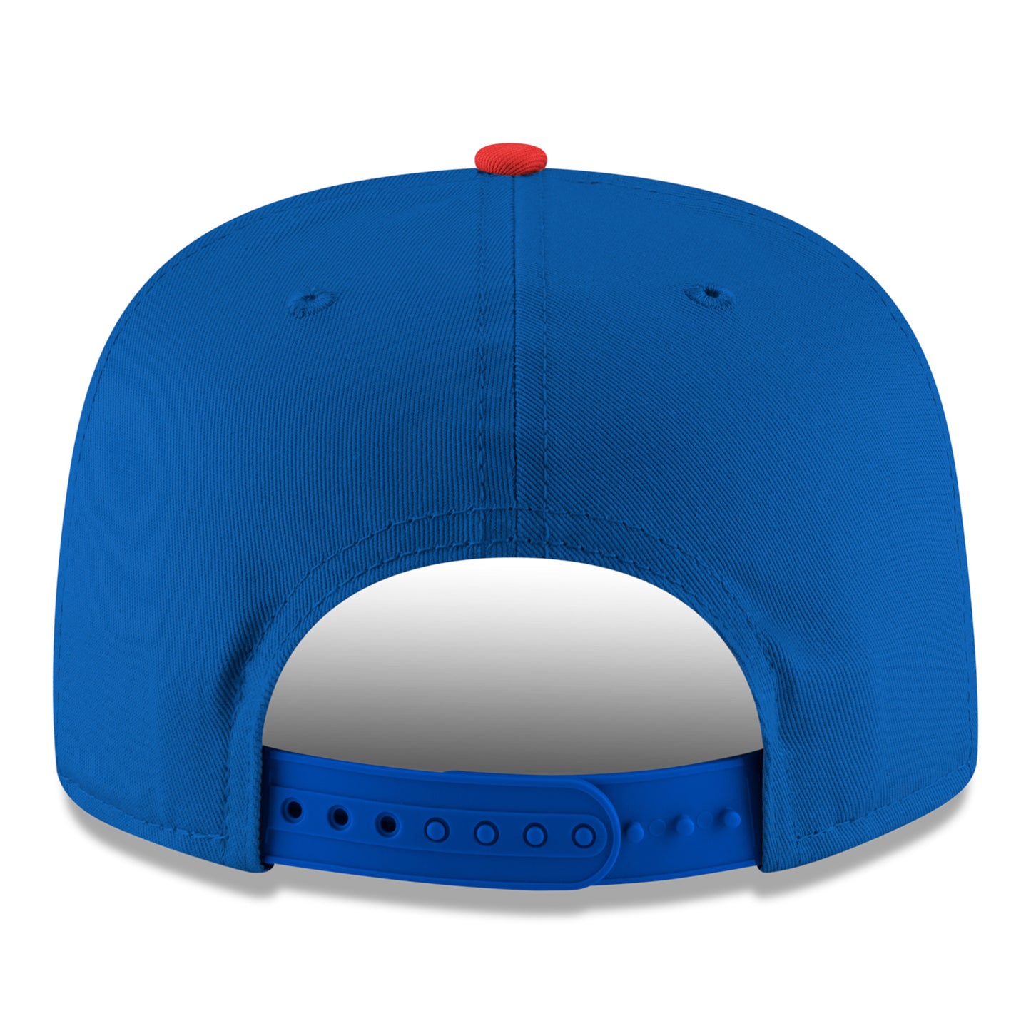 Buffalo Bills New Era 1970's Electric Company Classic Golfer Hat In Blue - Back View