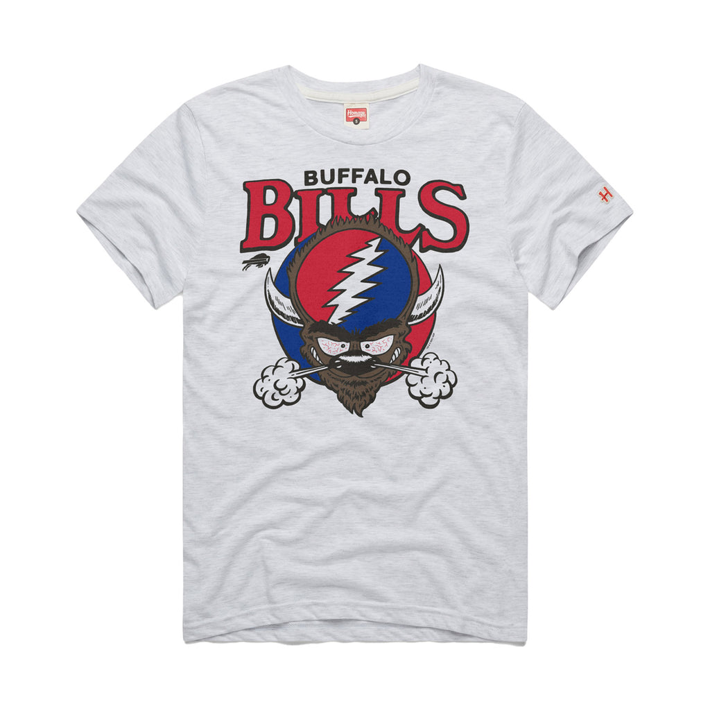 3 Buffalo Bills Grateful Dead steal your face logo