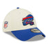 New Era Bills 2022 Sideline Road Flex Hat In White & Blue - Angled Right Side View