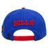 Pro Standard Bills Mafia Snapback Hat in Blue and Red - Back View