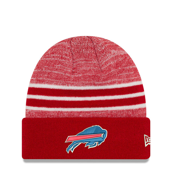 Bills New Era Team Logo Knit in Red - Front View