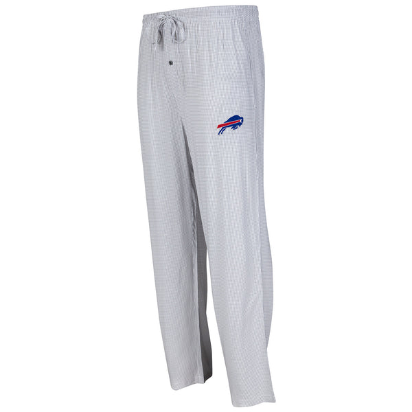 Concepts Sport Bills Team Logo Melody Pants In Grey - Front View