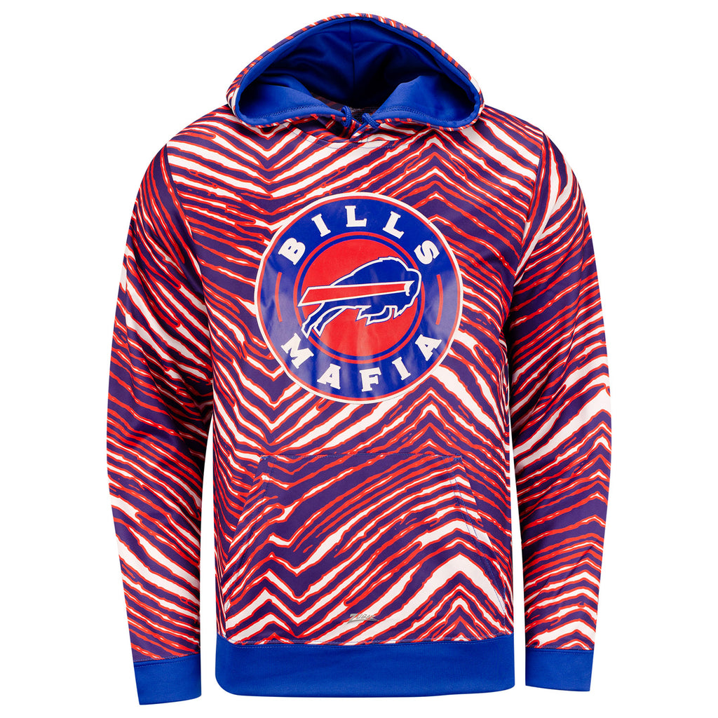 Buffalo Bills Hoodie Pullover Mens Sz M NFL Team Apparel ZUBAZ