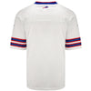 Nike Game Away Personalized Jersey in White - Back View Blank