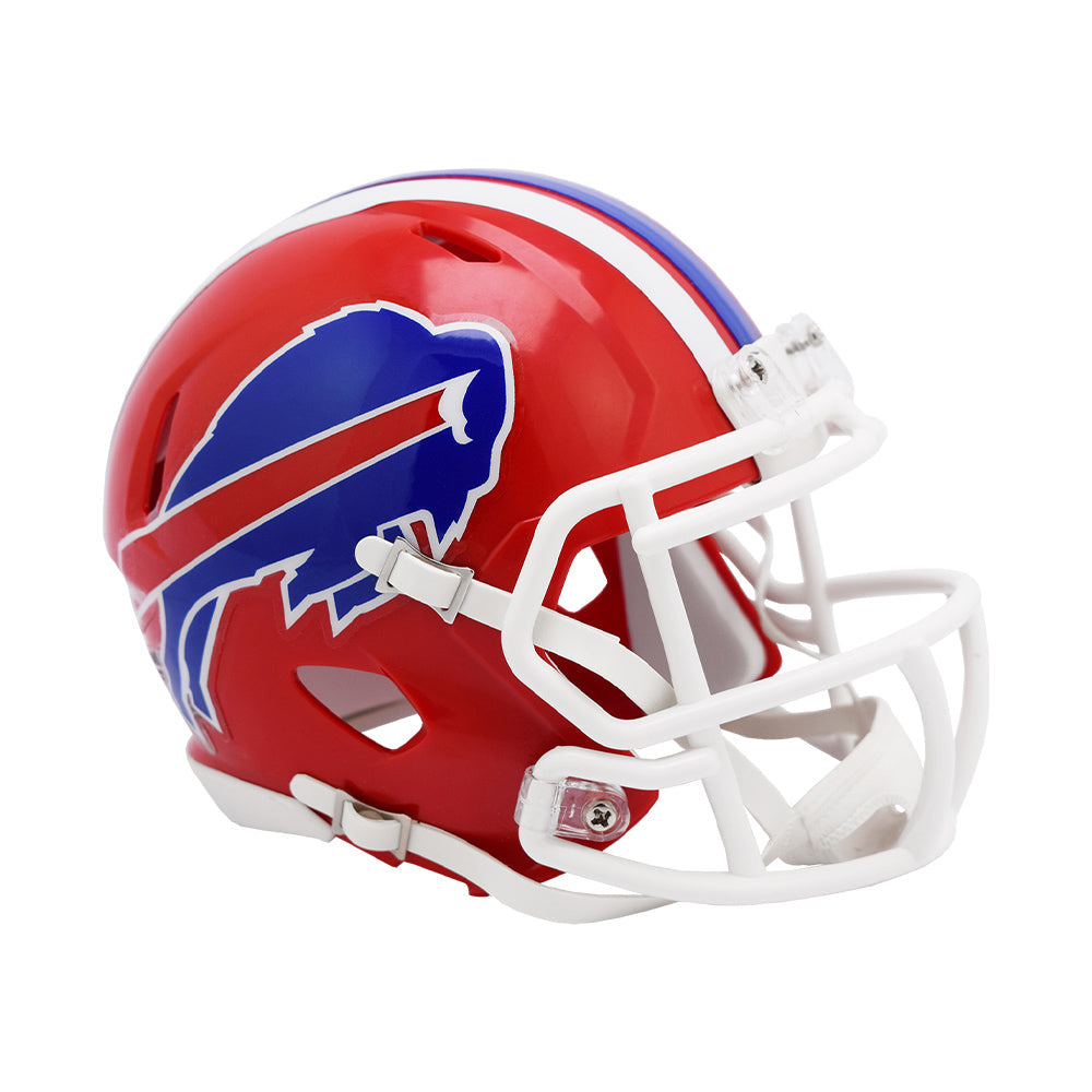 Riddell Bills 87-01 Mini Speed Helmet in Red and Blue - Right View