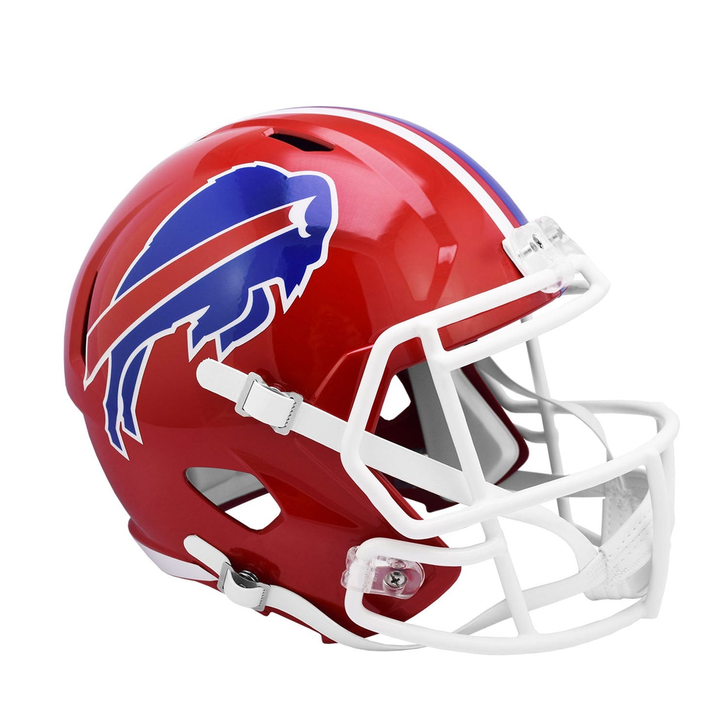 Riddell Bills 87-01 Replica Speed Helmet in Red - Right Side View