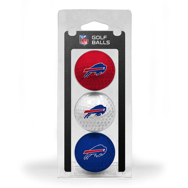 Bills 3 Pack Golf Balls in Red, White and Blue
