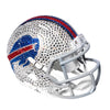 Bills Swarovski Crystal Mini Helmet in Silver, Red and Blue - Right View