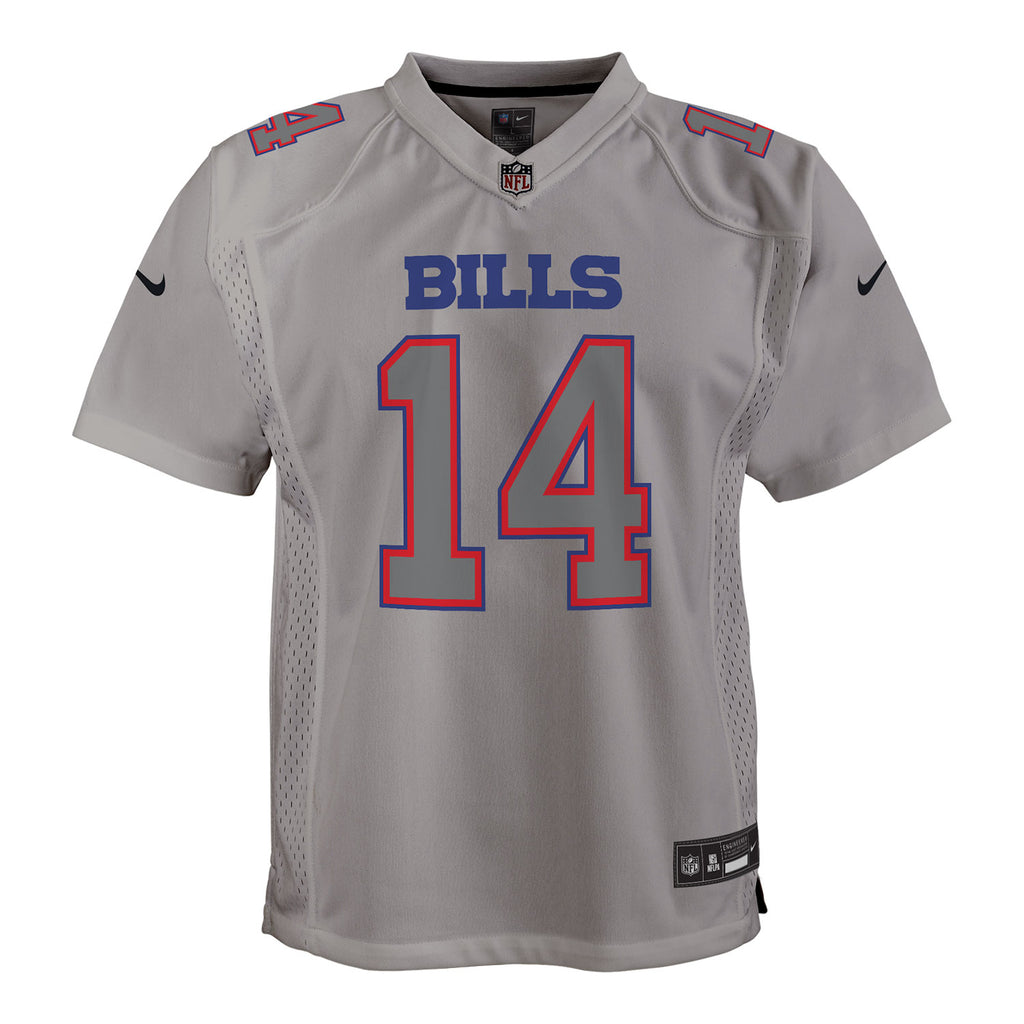 Josh Allen Buffalo Bills Nike Youth Atmosphere Game Jersey - Gray