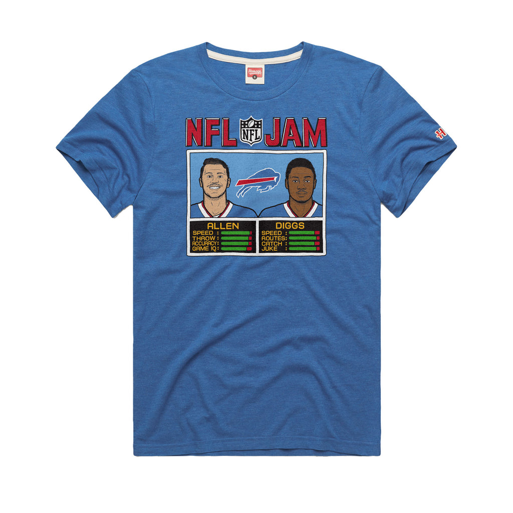 Funny Josh Allen x Stefon Diggs 2020 Buffalo Bills gift T-Shirt cute tops  Blouse mens clothing