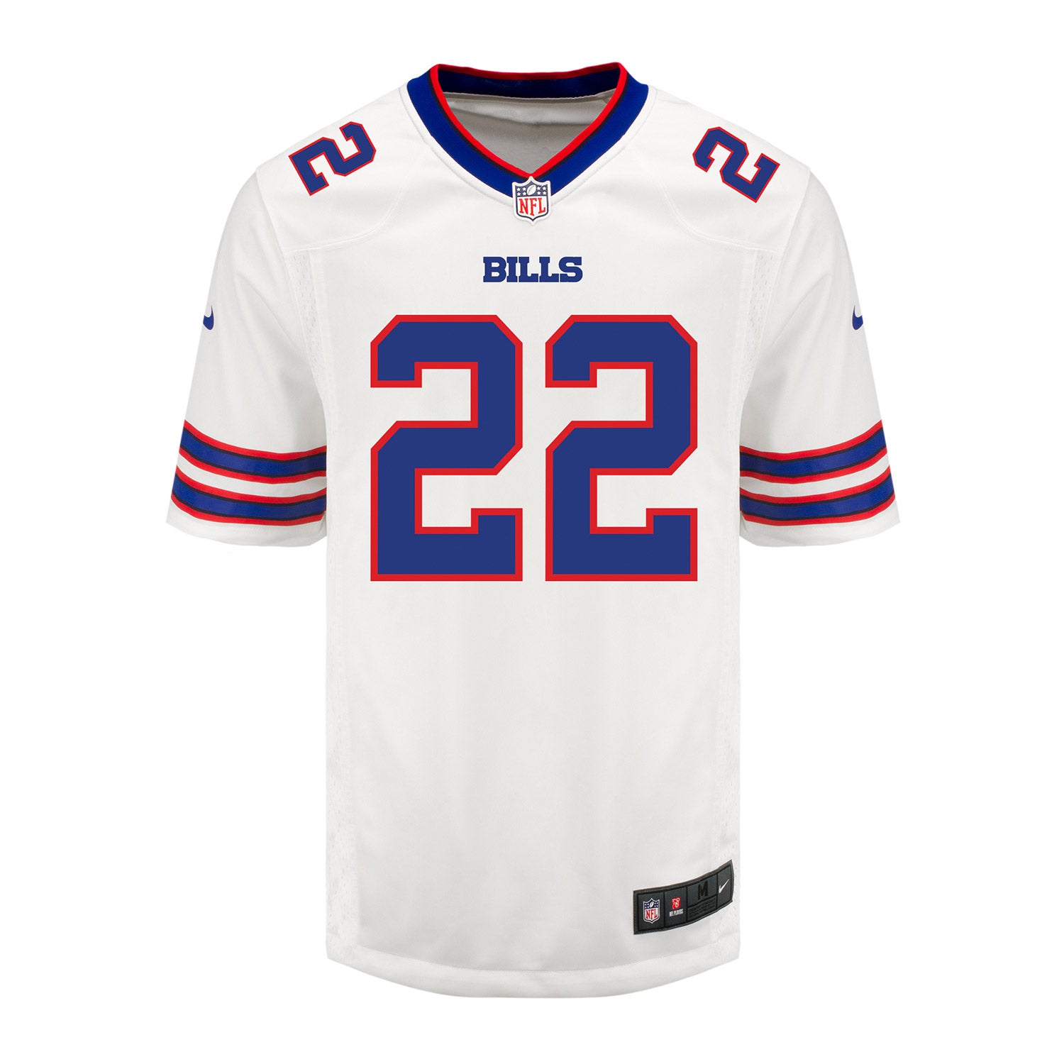 Nike Game Away Ray Davis Jersey In White - Front View