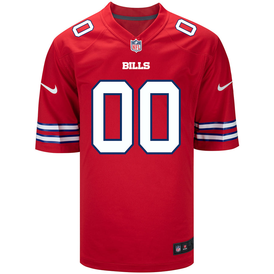 Nike Game Red Alternate Personalized Jersey In Red - Front View