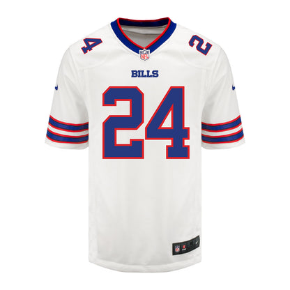 Nike Game Away Cole Bishop Jersey In White - Front View