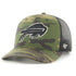 '47 Brand Bills Camo Trucker Adjustable Hat In Green Camouflage - Front Left View