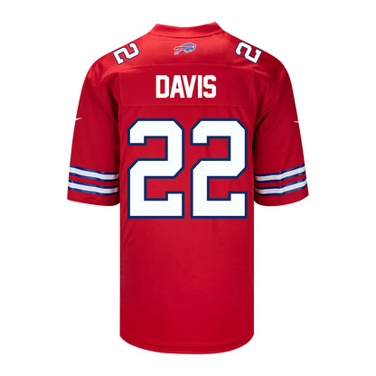 Nike Game Red Alternate Ray Davis Jersey - Back View