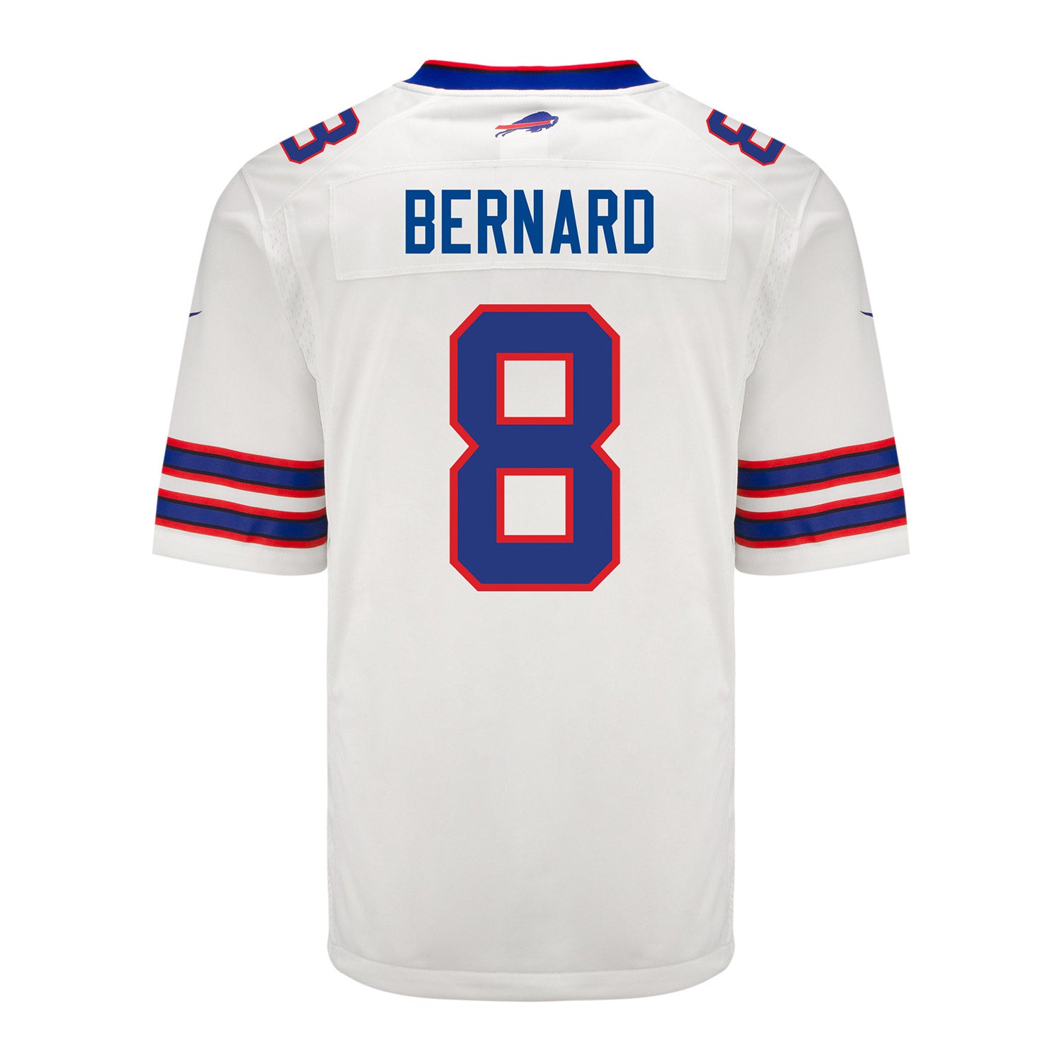 Nike Game Away Terrel Bernard Jersey  In White - Back View