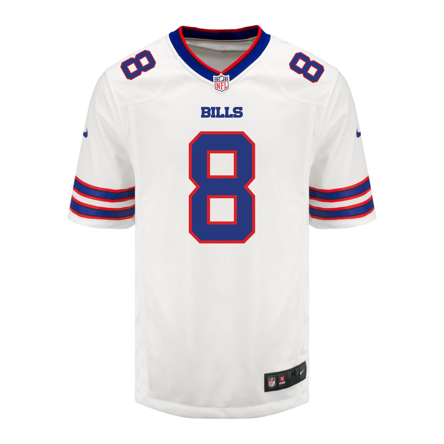 Nike Game Away Terrel Bernard Jersey  In White - Front View
