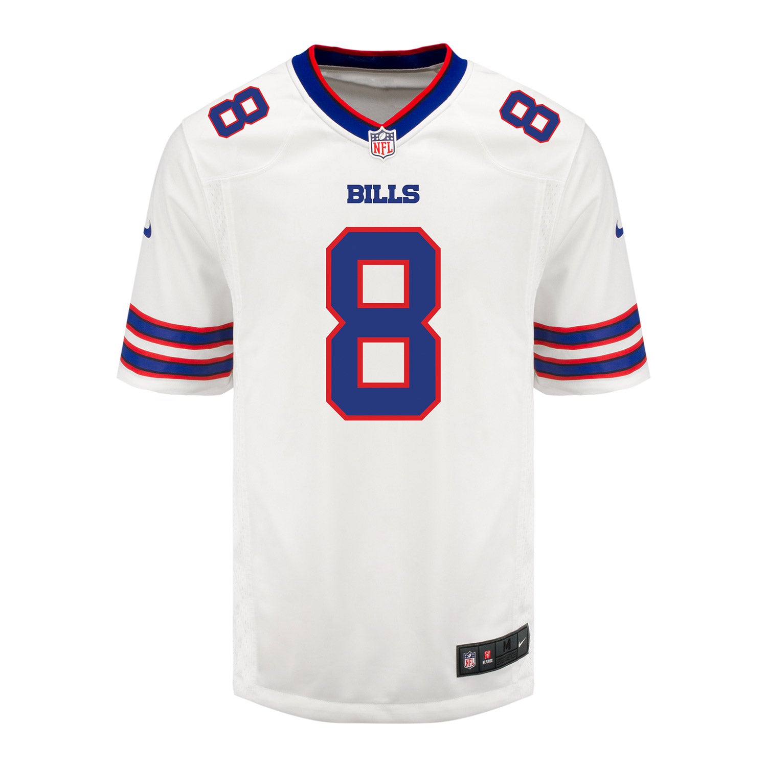 Nike Game Away Terrel Bernard Jersey  In White - Front View