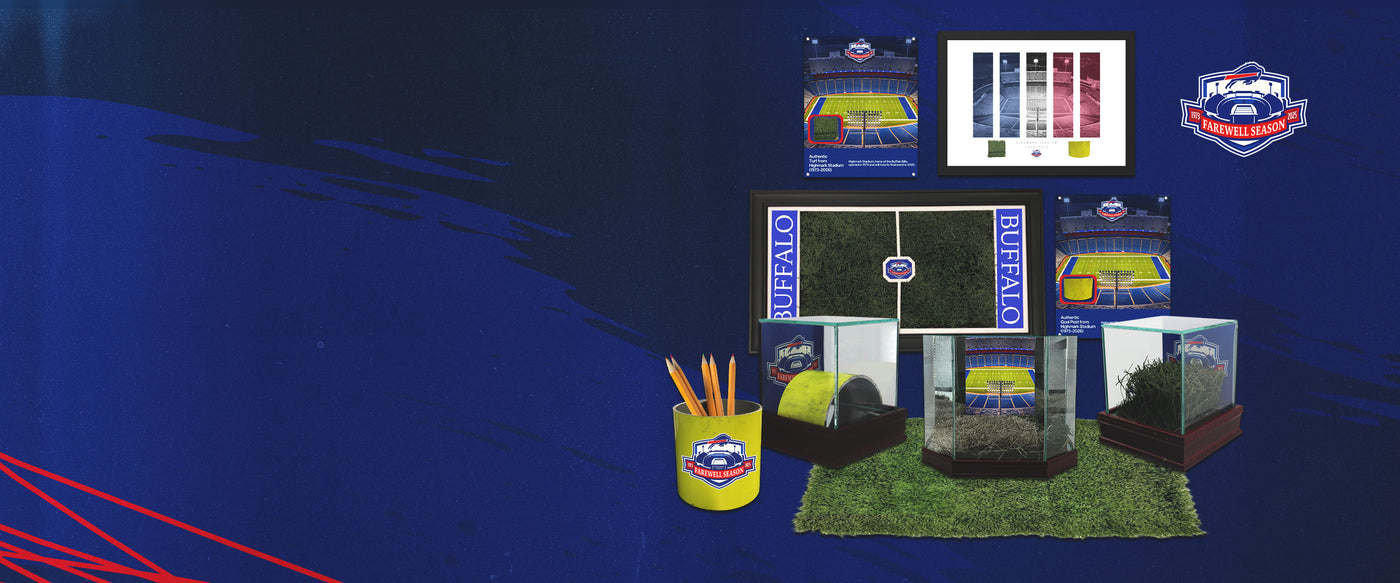 <p>Own authentic Highmark Stadium memorabilia and preserve a piece of Bills history. Pre-order today!</p>