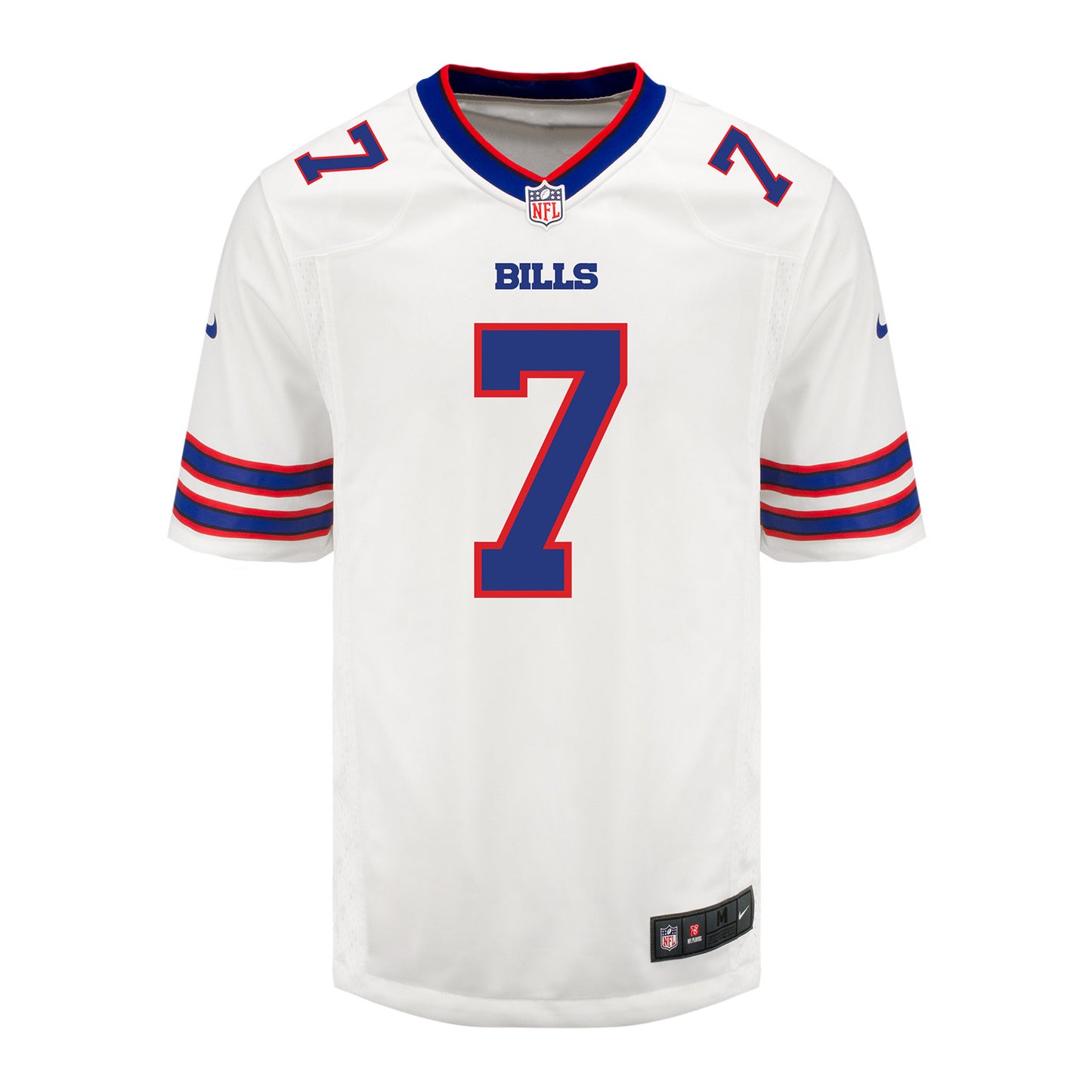 Nike Game Away Taron Johnson Jersey In White - Front View