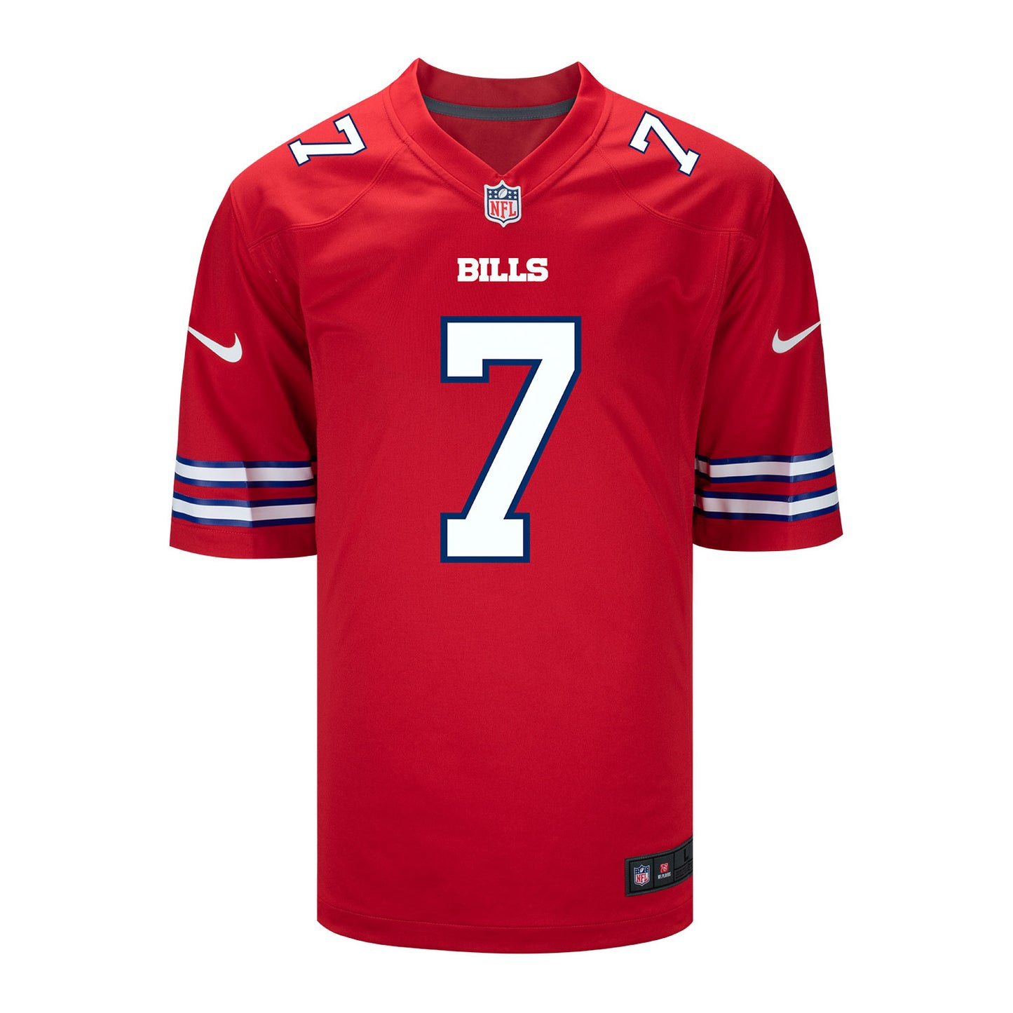 Nike Game Red Alternate Taron Johnson Jersey - Front View