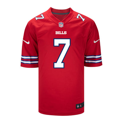 Nike Game Red Alternate Taron Johnson Jersey - Front View