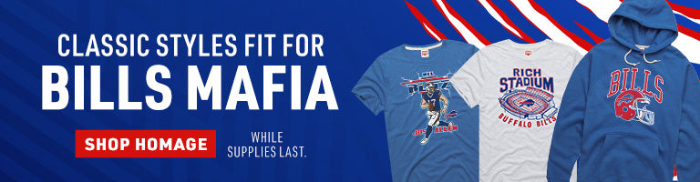 Classic Styles Fit For Bills Mafia SHOP HOMAGE WHILE SUPPLIES LAST.
