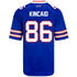Nike Game Home Dalton Kincaid Jersey In Blue - Back View