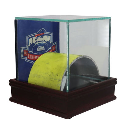 Buffalo Bills Highmark Stadium Season Ticket Member Authentic Piece of Goalpost in Display Case (Pre-Order)