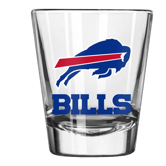 Logo Brands Josh Allen Shot Glass In Clear - Front View