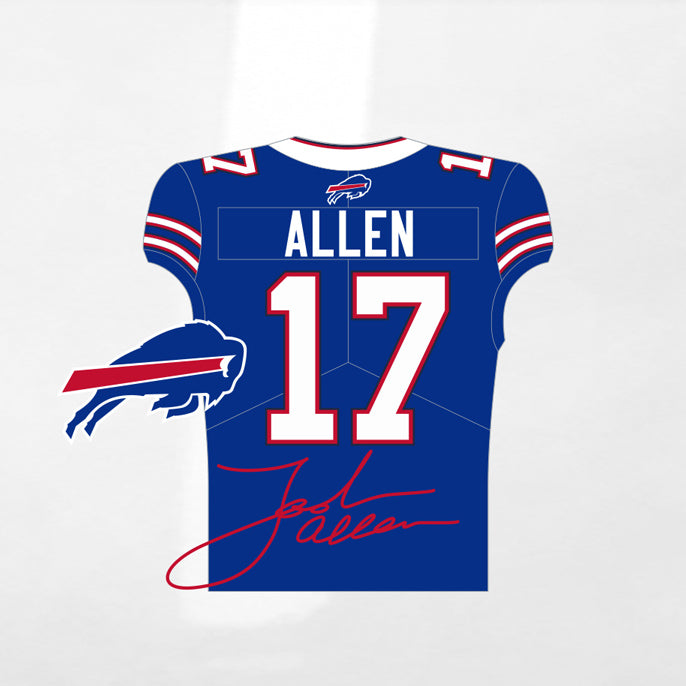 Logo Brands Josh Allen Shot Glass - Josh Allen Graphic